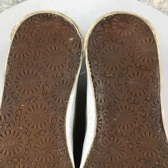 UGG Women's Size 8 Laela Sparkles Gold Closed Toe Slip On Low Top Shoes Sneakers - Picture 10 of 15